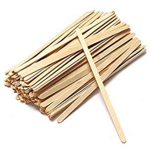 spatule en bois pour gobelet carton