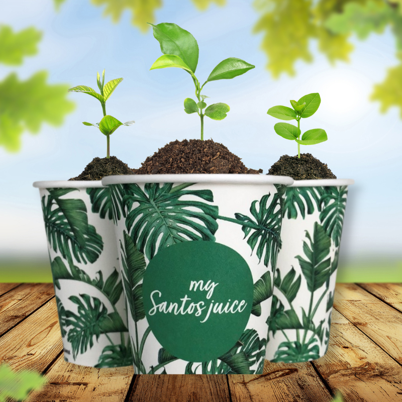 Landing page gobelets personnalisés 7 Gobelets verts
